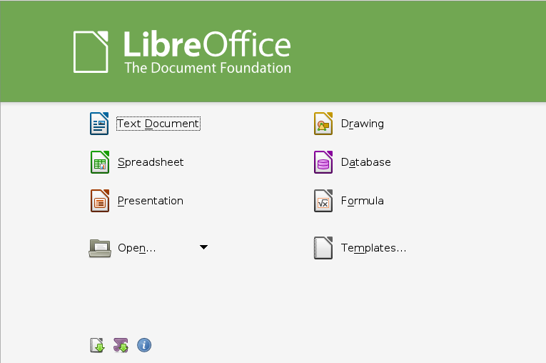 Libreoffice screen shot